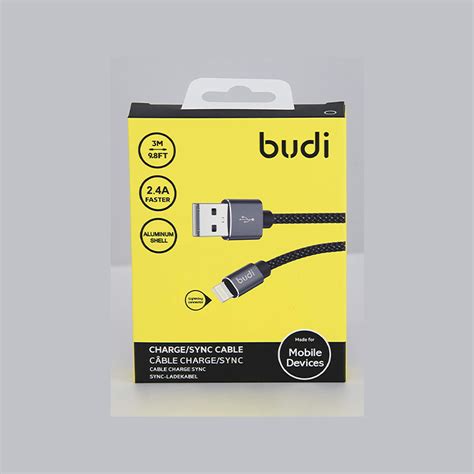 Budi Lightning Fast Charging Cable 3M • Gadget City