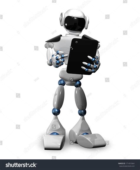 3d Illustration Of A Robot With Tablet 171451664 Shutterstock