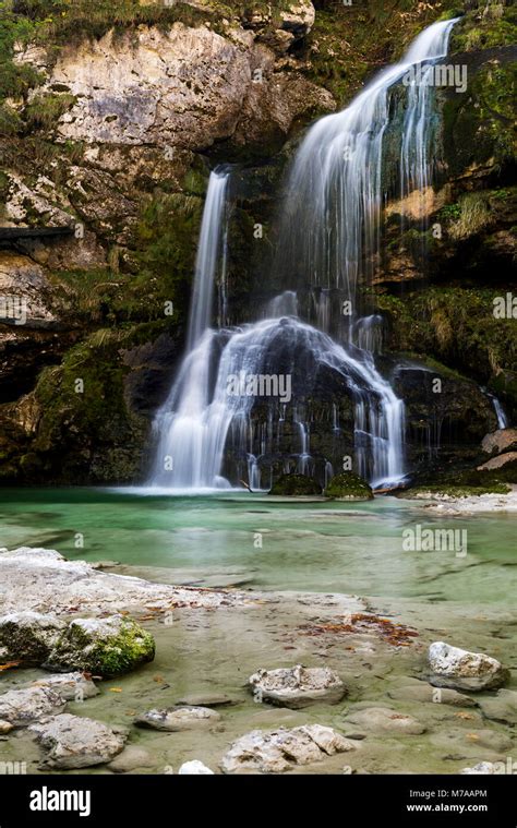 Waterfall Slap Slovenia Water Flow Hi Res Stock Photography And Images