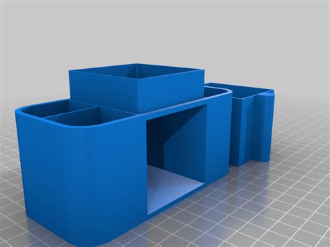 Free Stl File Mini Desk Organizer・3d Printer Design To Download・cults