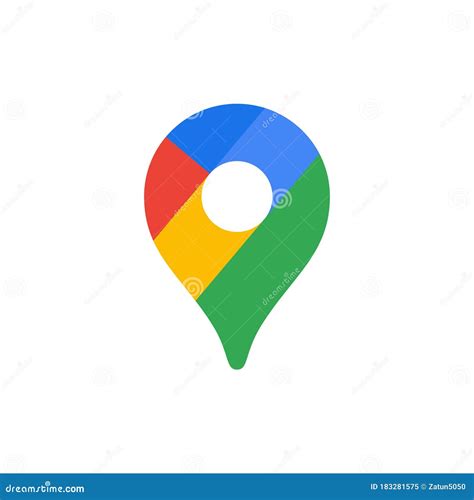 New Google Map Icon Vector | CartoonDealer.com #183281575