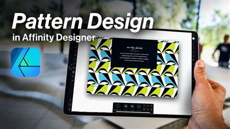 Create Seamless Patterns In Affinity Designer On Ipad Youtube