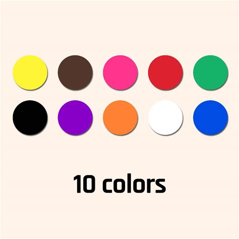 Color Labels Printable