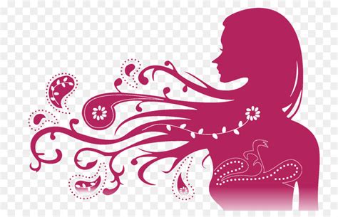 Female Silhouette Woman Pink Women Silhouettes Png Download 1920