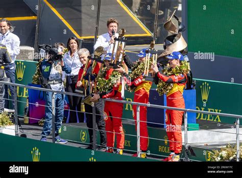 Le Mans France 11th June 2023 51 Pier Guidi Alessandro Ita