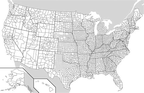 County Map Of Usa – Partistunisie | Printable Us Map With Counties ...