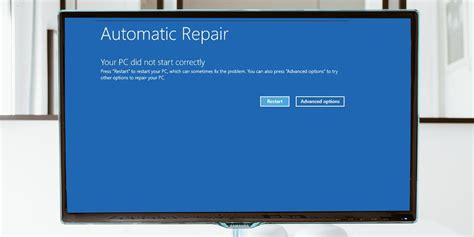 Troubleshooting Your Pc Did Not Start Correctly Errors In Windows