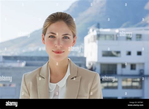 Portrait Of A Businesswoman In A Modern Office Stock Photo Alamy