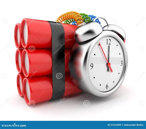 Bomb With Clock Timer Vector Cartoon Illustration | CartoonDealer.com ...