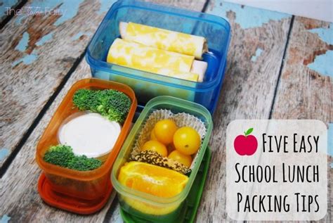 Five Easy School Lunch Packing Tips With Rubbermaid Lunchblox The