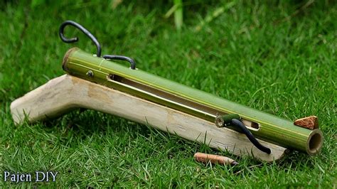 Diy Bamboo Slingshot Powerful Bamboo Slingshot Gun Bamboo Craft