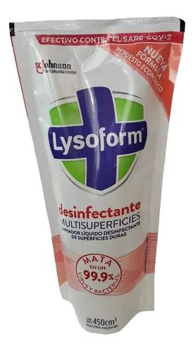 Limpiador Liquido Desinf Multisuperficies Lysoform 450 Ml