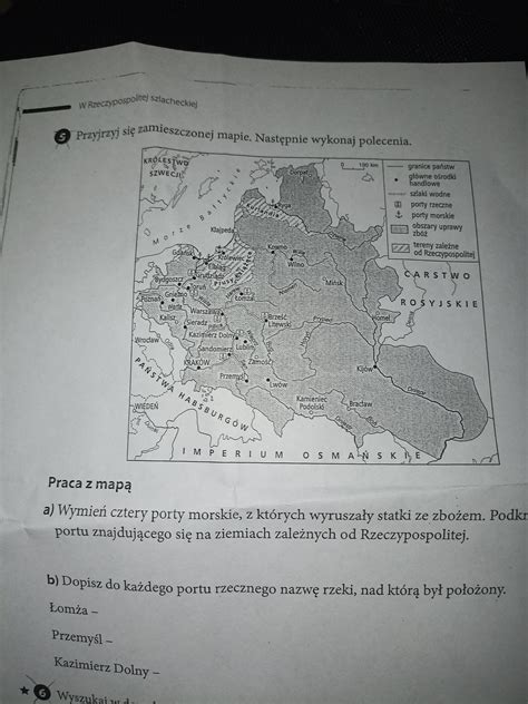 Proszę o pomoc w zadaniu 5 klasa 6 5 Przyjrzyj się zamieszczonej mapie