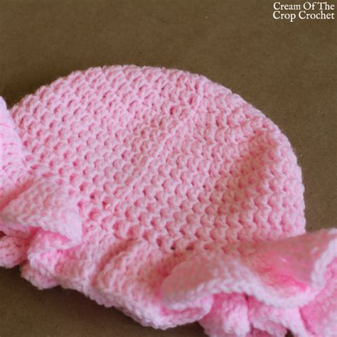 Newborn Ruffle Hat Crochet Pattern Artofit