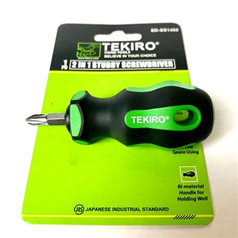 Jual Tekiro Obeng Stubby Dua Arah Tekiro In Stubby Screwdriver