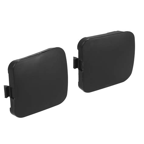 Pair Front Left Right Bumper Tow Hook Towing Eye Cover Cap Replacement