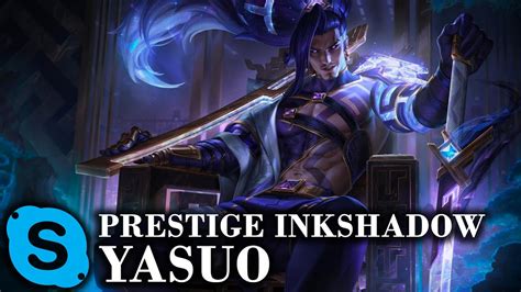 PRESTIGE Inkshadow Yasuo LOL Skin Spotlight YouTube