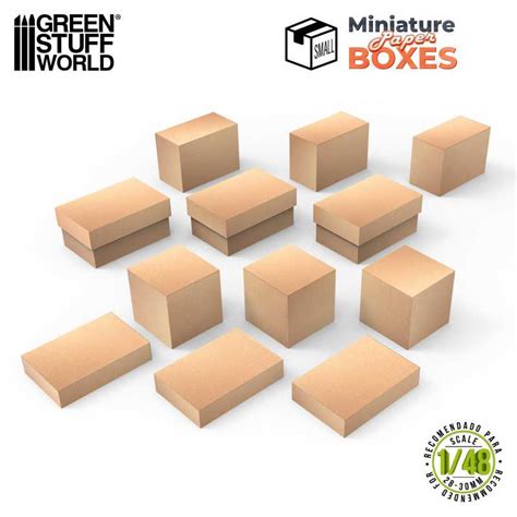 Plain Cardboard Box Small (12 pcs) (1/48 - 1/35) | HLJ.com