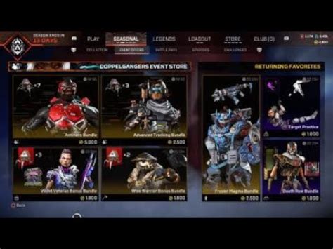 Apex Legends Doppelganger Event Store YouTube