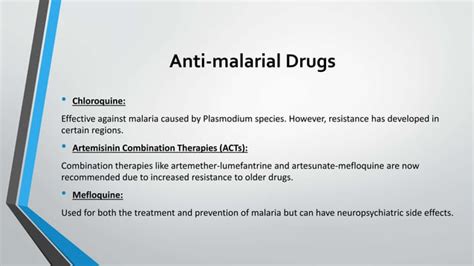 A Simple Overview Of Anti Parasitic Drugs Ppt