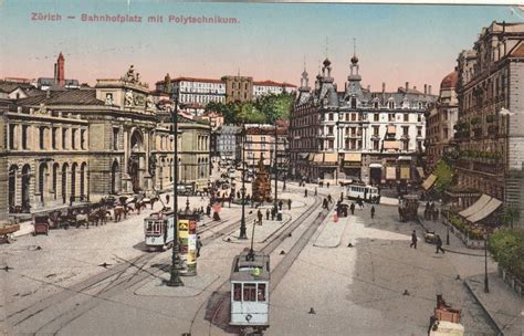 Zürich Bahnhofplatz mit Tram Kaufen auf Ricardo