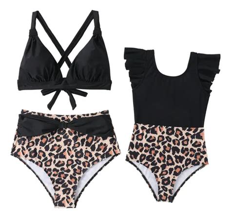 Traje De Ba O Bikini Para Padres E Hijos Simplicity Cuotas Sin Inter S