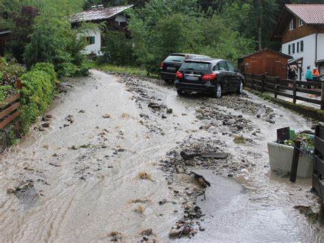 Bilder Schlammlawine Berrollt Oberstdorf