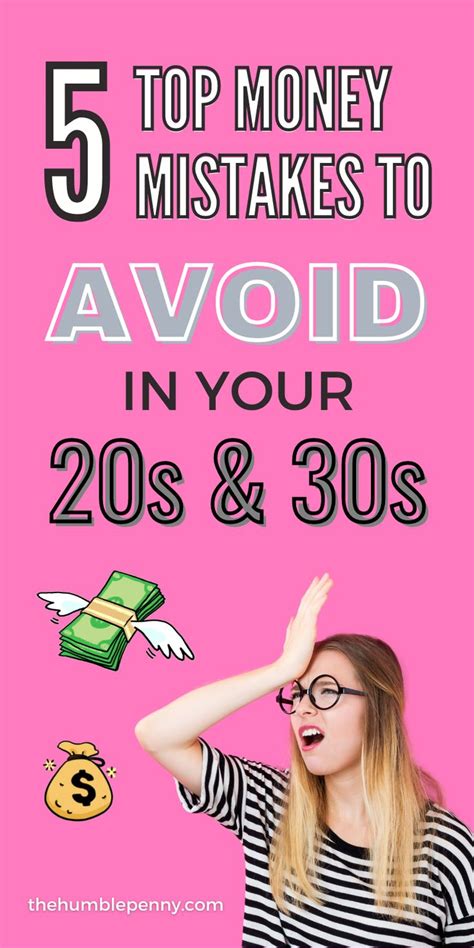 5 Top Money Mistakes To Avoid In Your 20s 30s And Adulting Money