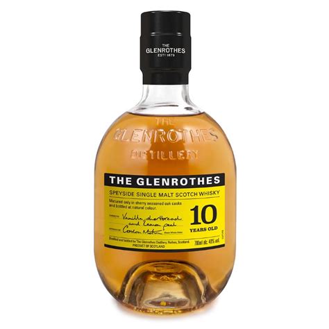 The Glenrothes 10 Year Old Single Malt Whisky Moore Wilson S