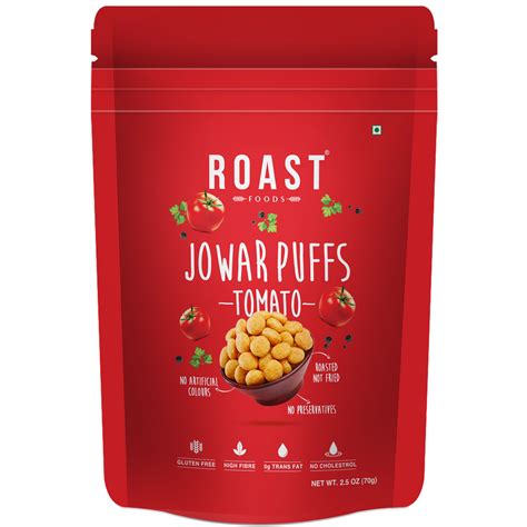 Buy Roast Foods Sorghum Jowar Puffs Tomato Gm Quicklly Indian