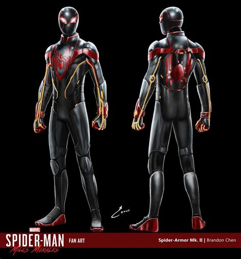 ArtStation - Miles Morales Spider-Armor Mk. II Concept | Marvel ...