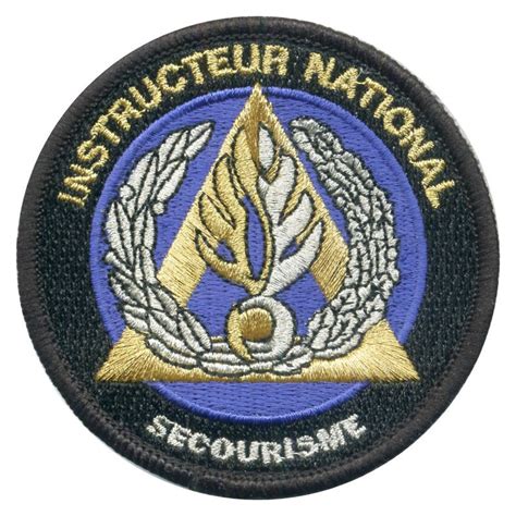Instructeur National Secourisme Insignes Militaires Collections