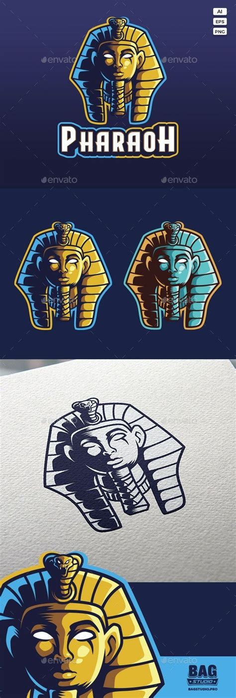 Pharaoh Logo Template In 2022 Logo Templates Portfolio Logo Logo