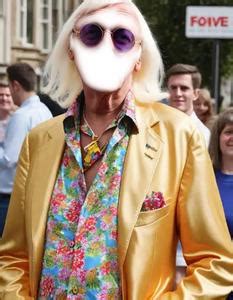 Jimmy Savile Costume Fancy Insert Your Face Photo