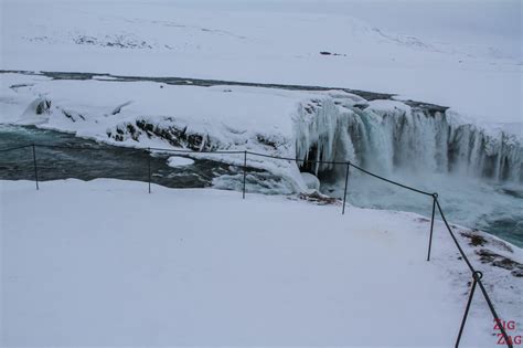 Godafoss in Winter (Iceland) - Tips + Photos of waterfall