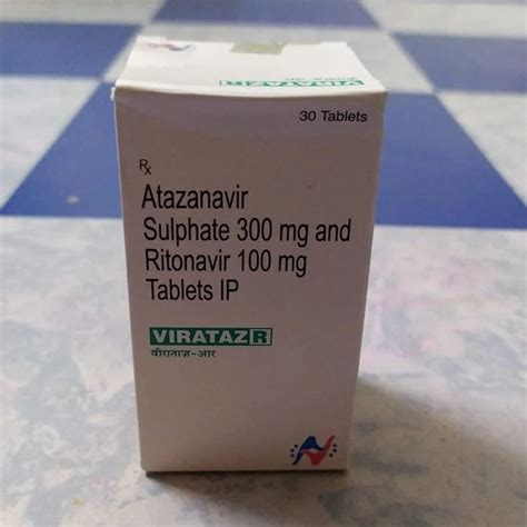 Virataz R Atazanvir Sulphate Ritonavir Tablets 300 Mg At Rs 2991