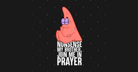 Patrick Star Praying Meme Patrick Star Praying Sticker Teepublic