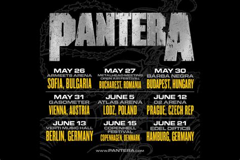 Pantera 2024 Tour Dates Lora Sigrid