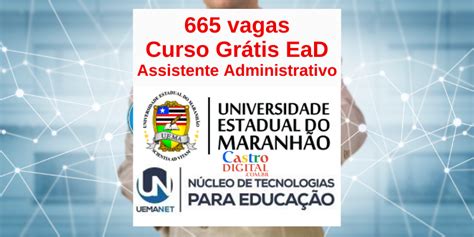 Uema Abre Inscri O Em Vagas Em Curso Ead Gr Tis De Assistente