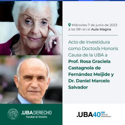 Acto De Investidura Como Doctor A Honoris Causa De La Uba A La Prof