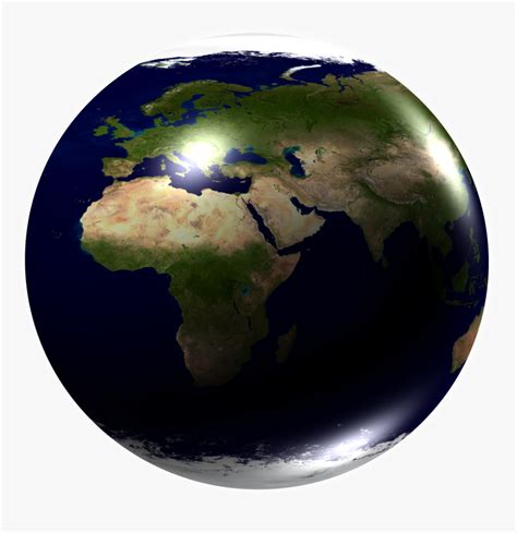 Aerial View Of Continents, HD Png Download - kindpng