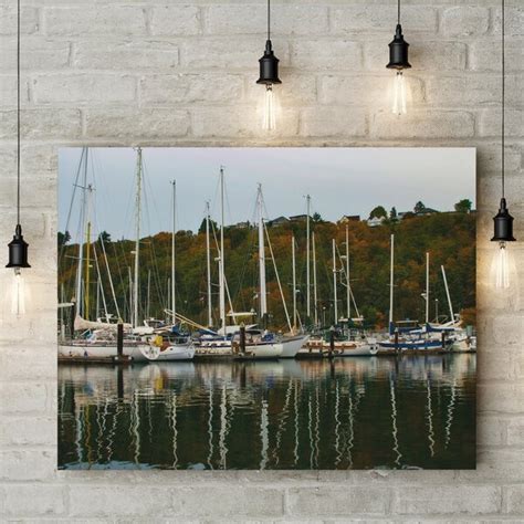 Longshore Tides Kulick Sailboat Reflection Wrapped Canvas Photograph