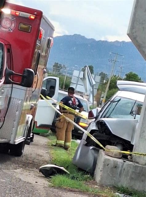 Trágico Accidente en Jerez Dos Vidas se Pierden en Choque en Carretera