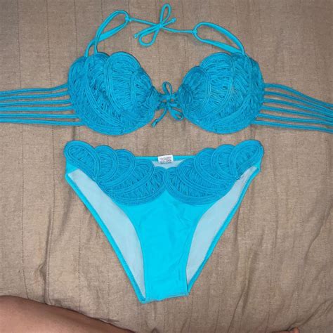 Size 2 Beautiful Blue Bikini Got From A Bag Of Depop