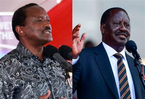 Opposition Leaders Raila Odinga Kalonzo Musyoka Criticize President