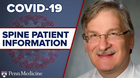 Covid 19 What Spine Patients Should Know Featuring William Welch Md