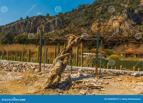 DALYAN TURKEY Rock Cut Temple Tombs Of The Ancient City Kaunos In