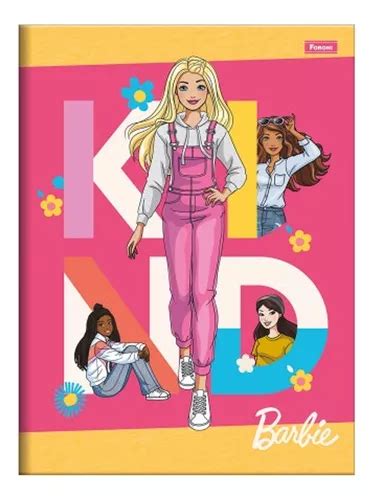 Cuaderno Barbie Folleto Pequeño Tapa Dura 48f Escolar Niña Color Rosa