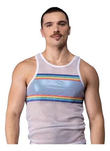 Camiseta Regata Arrast O Masculina Pride Parade Gay Lgbt Parcelamento