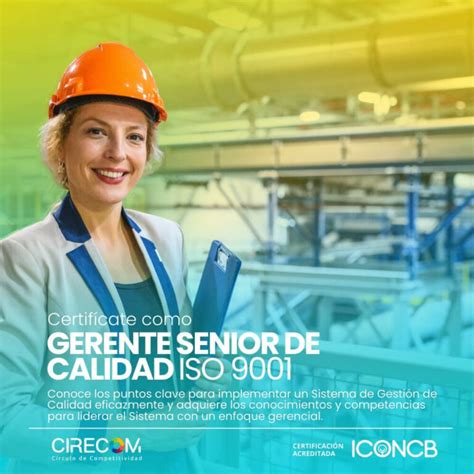 Gerente Senior De Calidad Iso Cirecom